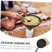 Frying Pan Japanese Frying Pot Outdoor Cooker Breakfast Griddle BBQ Grill Pan Iron Skillet Frying Pan Cooking Utensils Pan Camping Pots Mini Pan Japan (Color : 14cm Size : 24X15.5X3CM) 24X15.5X3CM 14cm - Buy Online on GoSupps.com
