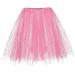 Hehiy Ladies Tulle Mini Skirt - Stretchy Petticoat for Dance Party & Carnival | Available in Black Red Yellow & Pink - Buy Online on GoSupps.com