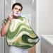 Shop Abstract Wavy Swirl Beard Bib - Boho Marble Hair Catcher & Non-Stick Grooming Cloth | Perfect Grooming Gifts for Men - International Shipping Available - Buy Online on GoSupps.com