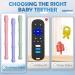 Okonkn 5-Set Baby Bite Tube & Teething Rings | BPA-Free Silicone Baby Accessories for 3 Months+ | Safe & Fun Teething Solutions for Boys & Girls - Buy Online on GoSupps.com