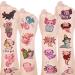 Axolotl Party Favor Temporary Tattoos Stickers 24 Sheet for Axolotl Birthday Party Decorations supplies