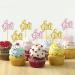 MonMon & Craft It's a Girl Cupcake Toppers - Baby Shower Cupcake Toppers - Girls 1st Birthday - Gender Reveal Party Cupcake Decorations - Glitter 24 Pcs - Buy Online on GoSupps.com