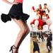 Lotus Black Pleated Mini Skirt with Pants | Elegant Women's Dance Skirt - International Shipping - Buy Online on GoSupps.com