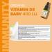 Certified Organic Vitamin D3 Drops - For Baby - 400 IU per drop - 490 servings - Development and maintenance of bones and teeth - GMO free - Gluten free - Made in Canada - 13.5 ml (Pack of 2) - Buy Online on GoSupps.com