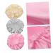 FOMIYES Double Layer Satin Shower Cap Set for Women - Elastic Band Bath Caps for Thicken Bathing - Head Covers for Women - Buy Online on GoSupps.com