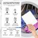 Eco-Friendly Laundry Detergent Sheets - Ocean Breeze Scent 180 Loads Portable & Space-Saving for Travel - Buy Online on GoSupps.com