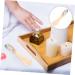  minkissy minkissy Set of 5 River Shell Spoons - Cosmetic Spatulas - Cream Spoon - Makeup Gadgets - Mini Mixing Spoons - For Cleaning Milk and Coffee - Buy Online on GoSupps.com