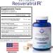 Relumins Resveratrol 600mg Supplement High-Potency Antioxidant with Grape Seed & Red Wine Extract Supports Skin Heart Health & Immune System 120 Vegan Capsules - Buy Online on GoSupps.com