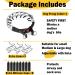 Acrylicc Dog Prong Training Collar Adjustable Choke with Quick Release Snaps and Comfort Tips for Small Medium Large Dogs (Small 2.5mm 13.8 inch 10-14 inch Neck Black) Small 2.5mm 13.8-Inch 10-14 inch Neck - Buy Online on GoSupps.com