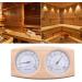 FUBESK 2-in-1 Wooden Sauna Thermometer & Hygrometer | Accurate Wall Thermometer for Sauna Rooms - Best Sauna Tools for Optimal Comfort - Buy Online on GoSupps.com