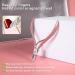 Professional 20-Piece Andrea Manicure Set with Nail Clippers and Scissors in Leather Bag - Pink - Buy Online on GoSupps.com