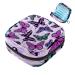 1Pcs Sanitary Napkin Storage Bag Menstrual Cup Pouch Portable Zipper Tampons Holder for Purse First Period Kit for Teen Girls Purple Butterflies Pattern Store Sanitary Pads for Women Multi-colored 2