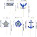 Keaziu 24PCS Military Themed Cupcake Toppers Navy Military Themed Retired Cupcake Picks Navy Bound Themed Cupcake Decorations Retirement Army Birthday Party Cake Decorations Supplies Navy Blue 2 - Buy Online on GoSupps.com