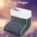 Plush Electric Foot Warmer with 3 Temperature Settings | Soft Gray Heating Pad | Overheating Protection & Auto Shut-Off - Buy Online on GoSupps.com