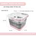 Charmyth XL Disposable Pedi Guard Bath Liners - Spa Footsie Clear Pedicure Liners for Foot Bath/Massage - Thick Elastic - XL Size - Buy Online on GoSupps.com