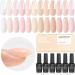 Beetles 5-in-1 Builder Gel - Transparent Nude Pink Color for DIY Nail Art Design - Buy Online on GoSupps.com