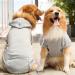 Waterproof Winter Dog Coat & Hoodie - Warm Jacket for Small Dogs | Fleece Puppy Sweater with Bag - XS Gray - Buy Online on GoSupps.com