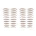 miduoidn Authentic Waterproof Eyebrows Tint For Eyebrows Easy To Apply Makeup Products Eyebrows Professional Accessories Brown-02 2pcs