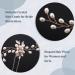 40-Piece Wedding Pearl & Rhinestone Hair Pins Set for Brides & Bridesmaids - Buy Online on GoSupps.com
