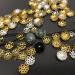 FAZHBARY 720 PCS Filigree Bead Caps | Gold & Silver Flower Caps for DIY Crafts - Buy Online on GoSupps.com