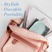 Buy Moko Double-Sided Glasses Case with Mirror | Scratch-Resistant Wearable Stylish Blue Water Color for Glasses & Contact Lenses - Buy Online on GoSupps.com