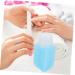 SOESFOUFU makeup remover dispenser face makeup remover dispenser travel automatic nail polish remover dispenser pump water bottle Press bottle shampoo bottle 6x5x13cm Blue - Buy Online on GoSupps.com