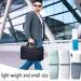 3PC Portable Toothbrush Mug Travel Set - Toothbrush Case & Cup with Adhesive Pads for Business Trips | Gray Light Gray Blue White - Buy Online on GoSupps.com