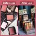 Makeup Palette Organizer(2 Pack) Acrylic Eyeshadow Palette Pallet 8 Sectons BPA-Free Divided Make Up Blush Contour Storage Holder Cosmetic Eye Shadow Display Stand Clear Rack Vanity Holder(Grey). Y002 - Buy Online on GoSupps.com