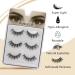 3D Eyelashes - Natural Look Handmade Fluffy False Lashes | Reusable Multipack (3 Pairs) | International Shipping - Buy Online on GoSupps.com