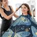 Kigai Butterfly Leaf Barber Cape | Professional Waterproof Hair Cutting Cape for Men & Women | Adjustable Snap Closure Hairdressing Cape - Buy Online on GoSupps.com