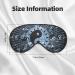Ying Yang Diagram Soft Eye Mask | Adjustable Strap Sleep Aid | Full Eye Covers for Better Sleep & Fatigue Relief - Buy Online on GoSupps.com