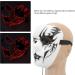 Masquerade Glowing Mask with EL Cold Light Luminous Mask Remote Control Scary White Mask for Cosplay Party Festival Halloween Costume (Red) - Buy Online on GoSupps.com