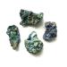 Azurite Natural Azurite Malachite Stone Miner Material Speciment Display Warping Cutting 30mm-80mm Natural Rough Stone Natural Stone (Size : 4cm 30-50g 1pcs)