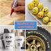 5 Color Permanent Oil Paint Marker Pens - Medium Tip, Waterproof for Metal, Wood, Fabric, Plastic, Rock, Stone, Mugs, Canvas, Glass - Buy Online on GoSupps.com
