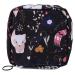 Exceart 1stk Aunt's towel-keeping bag Pale care pad bag women brindle holder ID money exchange for women coin bag coin coin pack with ladies tie child girl nylon sorted color 1