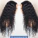 22 inch Glueless Water Wave Lace Front Human Hair Wig for Black Women - Pre Plucked with Baby Hair, Transparent Lace Closure, Curly Style - Full and Natural Look - Buy Online on GoSupps.com
