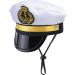 Yewong Pet Captain Sailors Costume Set Dog Cat Sea Captain Hat with Pet Anchor Triangle Bibs Scarf for Cat Puppy Navy Halloween Cosplay Costume Accessories Photo Props (White-B) - Buy Online on GoSupps.com