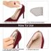 WLLHYF Heel Grips Liner Cushions - 4 Pairs, Prevent Skin Rubbing and Blisters, Ideal for Loose High Heel and Sports Shoes - Buy Online on GoSupps.com