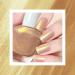 Nude Pearl Glitter Nail Polish Shimmering Golden Shell Spiral Holographic Shimmer Quick Dry Nail Varnish Pearlescent Shining Sparkling Long Lasting No Need Cure Gift for Women & Girls - Buy Online on GoSupps.com