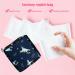 Sanitary Napkin & Menstrual Cup Storage Bag - Portable Pouch for Feminine Hygiene - Tibetan Blue Unicorn Design - Buy Online on GoSupps.com