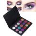 Shining Eye Shadow Cosmetic Powder - 15 Colors Waterproof Glitter Eyeshadow Palette for Stunning Eye Looks - Buy Online on GoSupps.com