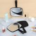 Qunclay 10 Pcs Large Hand Mirror - Black Handheld Mirror for Barber, Vanity, Makeup & Travel - 7.3'' x 10.3'' - Distortion-Free Reflection - Buy Online on GoSupps.com
