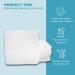 Mini Facial Exfoliating Pads 100 Count Pack - Makeup Remover & Cleanser Sponges for All Skin Types - Buy Online on GoSupps.com
