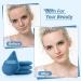 Start Makers 4PCs Velvet Triangle Powder Puffs - Soft & Reusable Makeup Sponge for Powder Foundation (Blue) - Buy Online on GoSupps.com