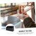 Minkissy 2-Pack Scissor Socket Stylist Holder | Hairdressing Clips Organizer | Acrylic Cutting Tool Rack | 26.3x14cm | Black | Hairdresser Accessories - Buy Online on GoSupps.com