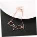 CALLARON 4 Pcs Earth Tones Miss Friendship 3.4X2CMx2pcs Rose Goldx2pcs - Buy Online on GoSupps.com