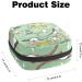 Women's Bonds Still Pad - Fancy Ratte Animal Green Portable Period Kit Bag | Feminine Product Bag for Girls - Buy Online on GoSupps.com