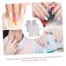 POPETPOP Nail Anti-uv Gloves 2 Pairs pink gloves UV gloves nail art supplies UV protection gloves for manicure UV nail gloves manicure gloves anti UV nail art accessory Nail supplies Nylon - Buy Online on GoSupps.com