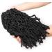 Xtrend 6 Packs 12 Inch Natural Black Nu Faux Locs Crochet Braids Hair Synthetic Pre Looped Soft Dreadslocks Braiding Hair Fashion Short Goddess Faux Locs Curly Wavy Hair Extensions 18strands/pack 1B# 12 Inch (Pack of 6) 1B# - Buy Online on GoSupps.com