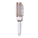 T3 Volume Round Hair Brush Ceramic-Coated Barrel Vented Round Brush for Blow Drying Heat Resistant Bristles 2.5 Inch round brush